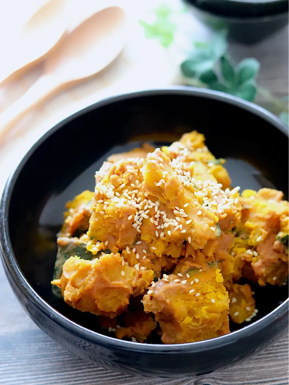 510683                                                                #かぼちゃのやみつき黄な粉和え 』|ともきーた (伊藤 智子)さん