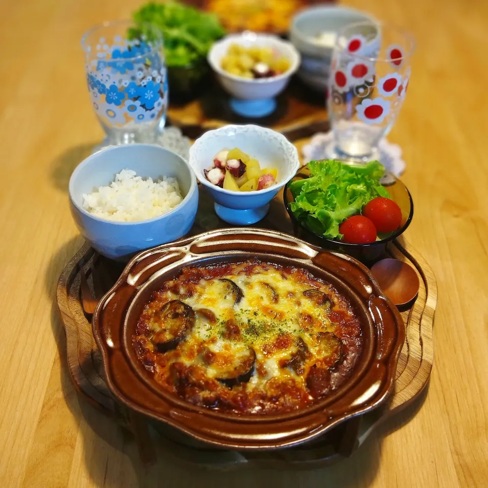 茄子のミートグラタン|こだしーさん