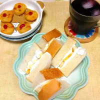 バナナヨーグルトサンド|うたかた。さん