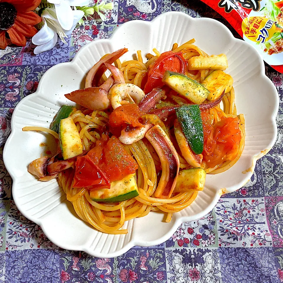 イカのトマトパスタ|ringonamaさん