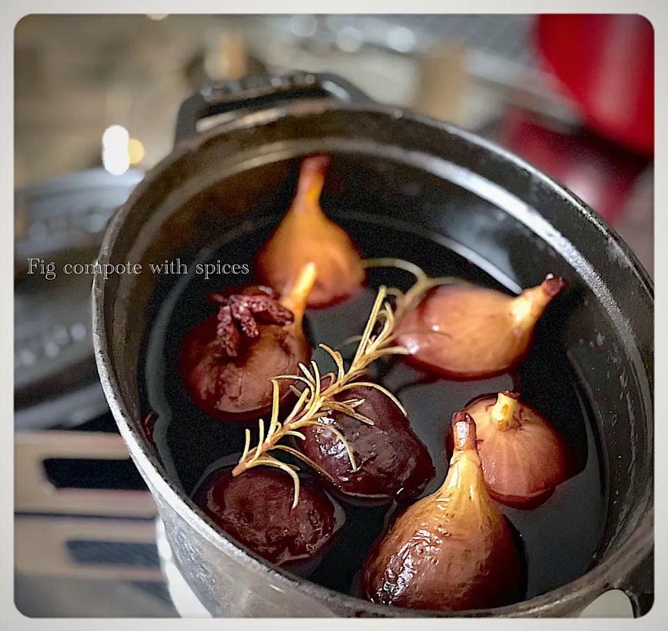 無花果のコンポート                                スパイス風味|yucca@さん