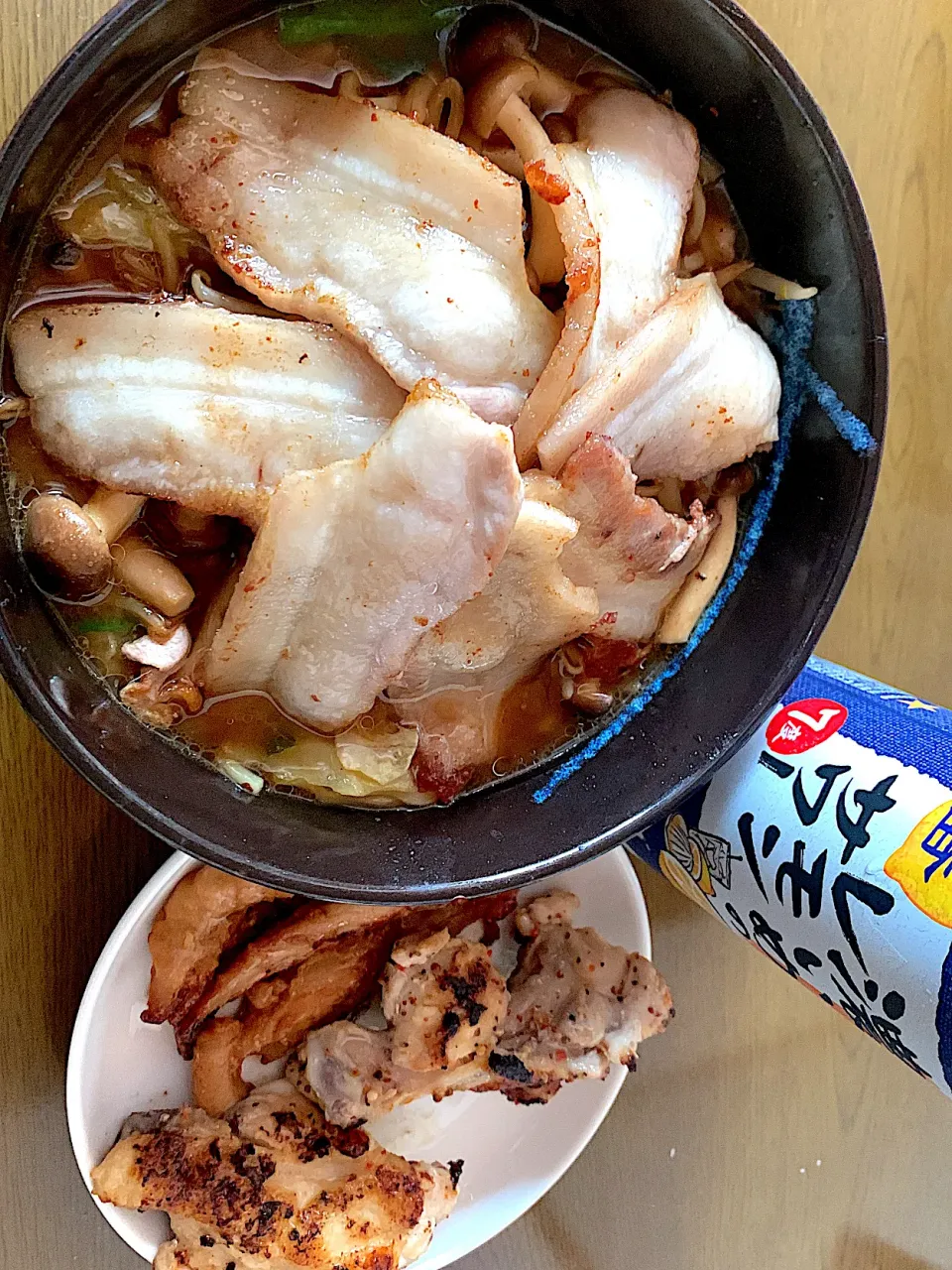 豚肉味噌ラーメン|のんさんさん