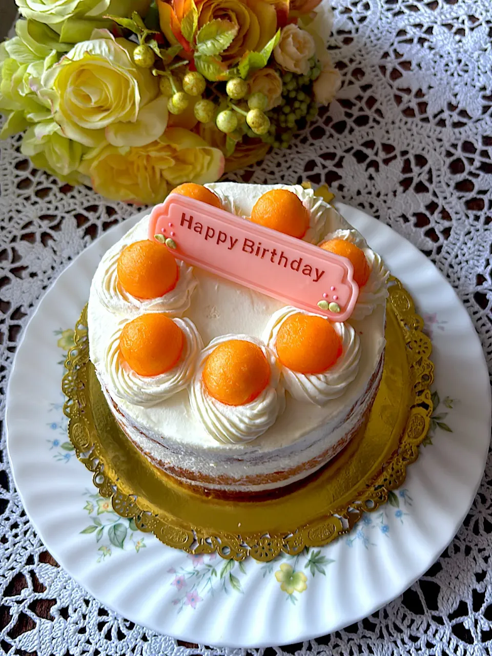 とんちんさんの料理 メロンのバースデーケーキ|とんちんさん