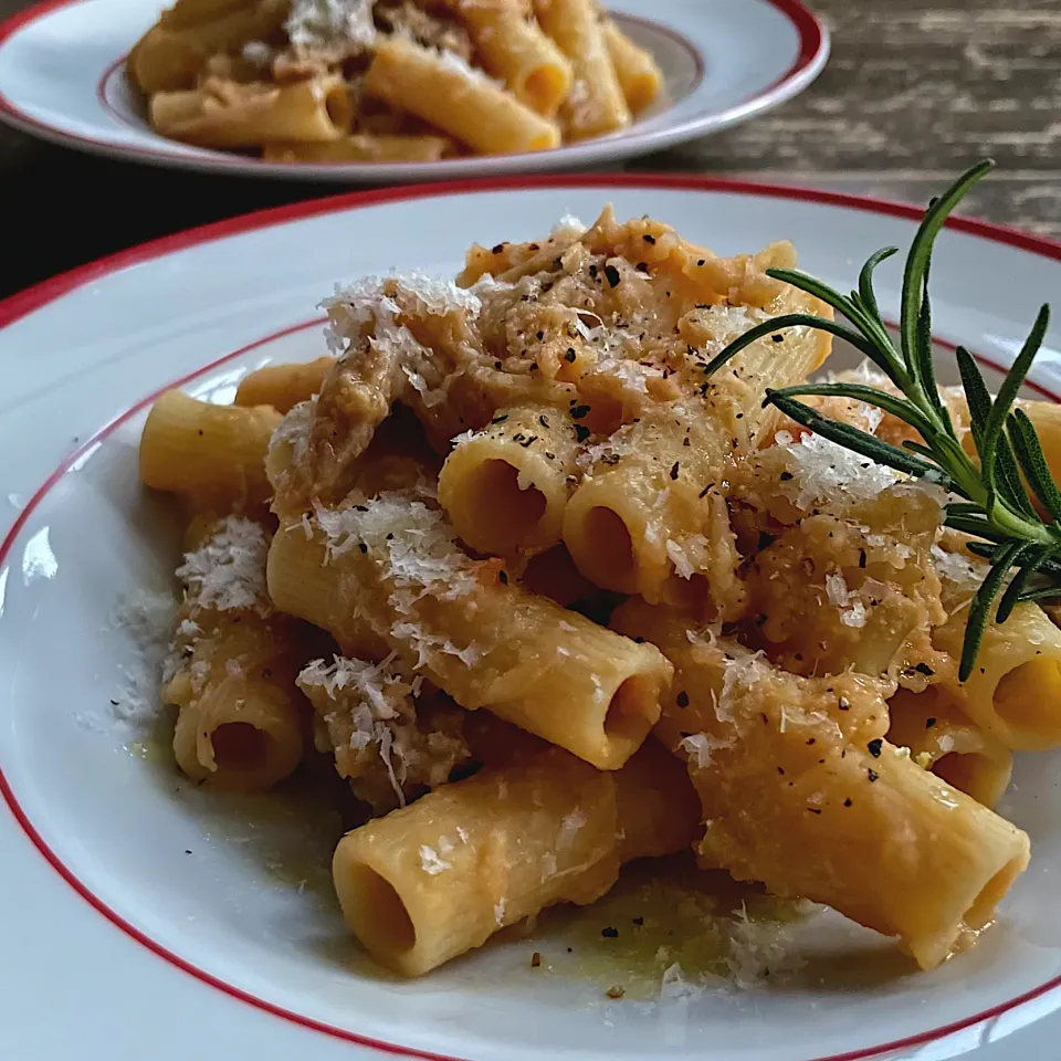 豚肉と豆とザワークラウトのパスタ|七海さん