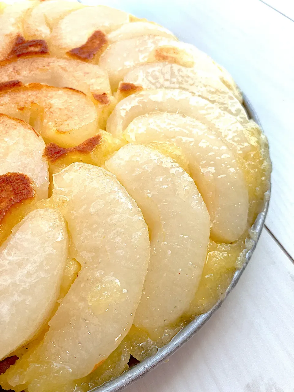 梨のケーキ|ちいちゃんさん