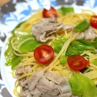 豚肉とレタスのパスタ|foochanさん