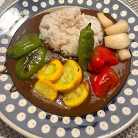 グリル野菜カレーライス|たちきちさん