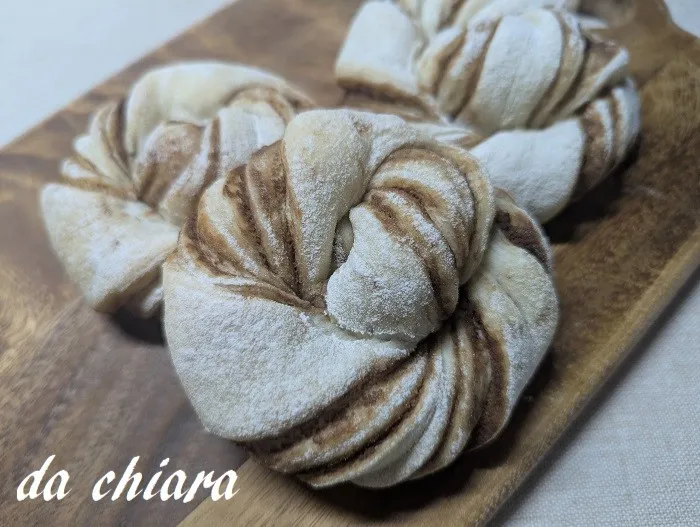 白焼きコーヒー餡マーブルパン|chiaraさん