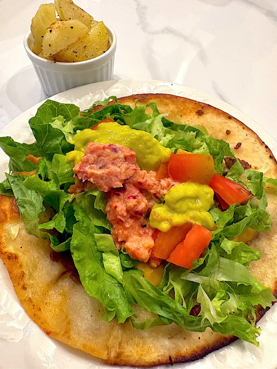 我が家でもビッグマック風タコス|マツさん