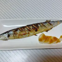 秋刀魚の塩焼き|まさとさん