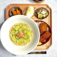 すだちそうめんのおぼんごはん