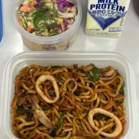 真心いきいき海鮮上海焼きそば弁当|まる(丸大豆)さん