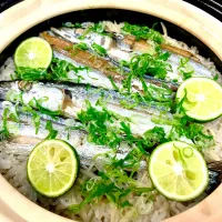 秋刀魚の炊き込みご飯|さとぽんさん