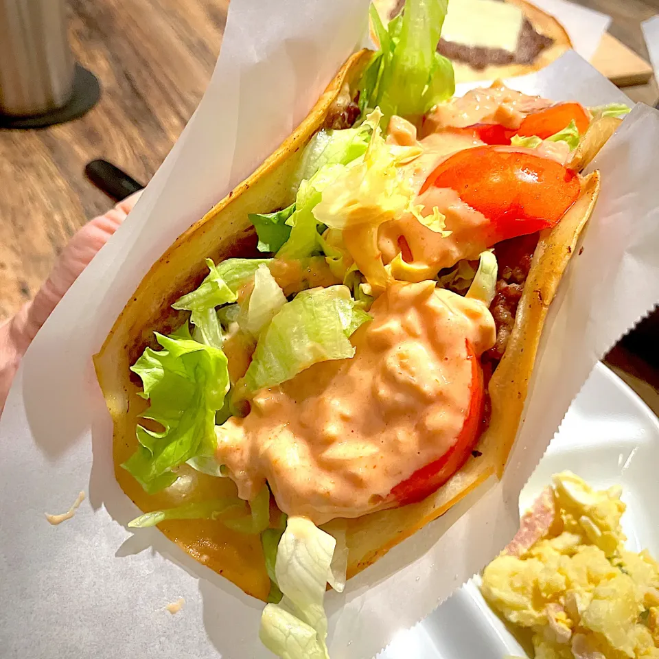 （レシピ完コピ）トルティーヤでビッグマック|almostblackさん