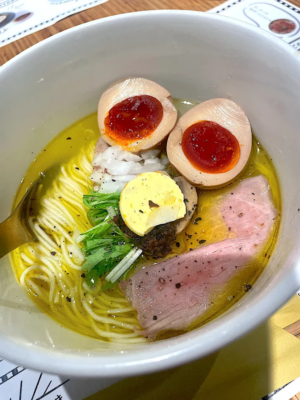 半熟煮玉子濃香トリュフの鶏塩中華そば！|Tomyさん
