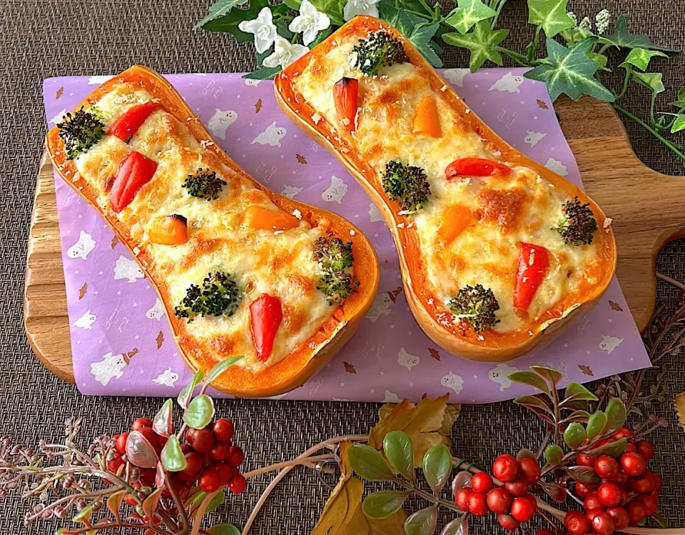 cherryさんの料理 バターナッツ南瓜グラタン|akkiyさん