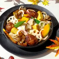 🍁🍂秋のアヒージョ🍂🍁