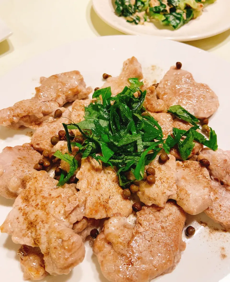 豚ヒレ肉の塩山椒ステーキ|ももこさん