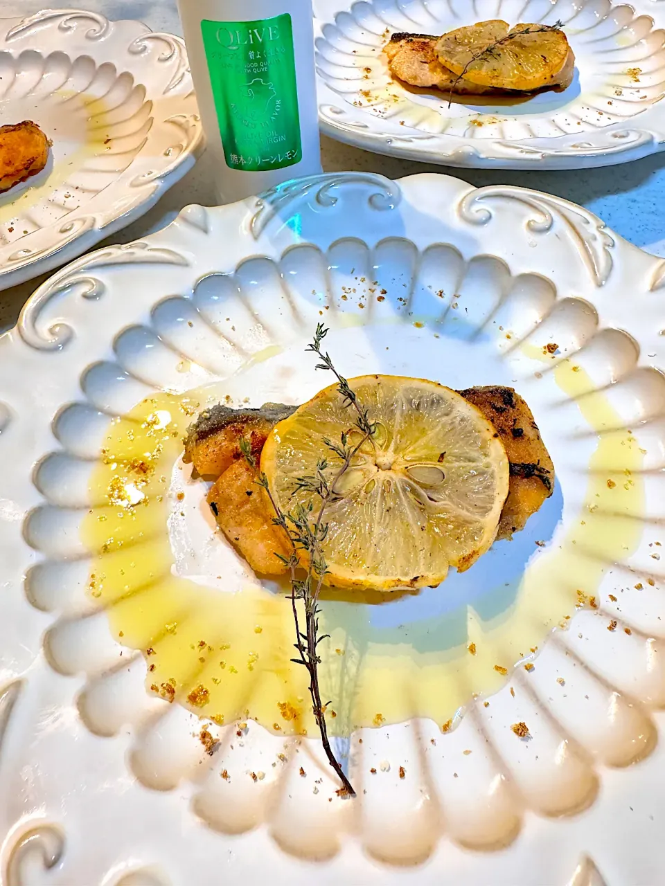 秋鮭のレモンオイルソテー|りんりんさん