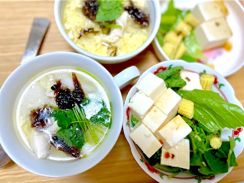 夕飯 トックなど|ふわふわさん