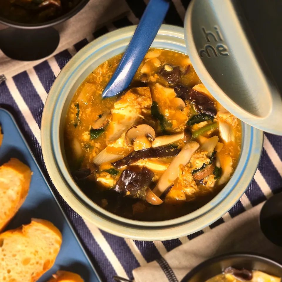 きのこと厚揚げのとろり餡|オハナシマンさん