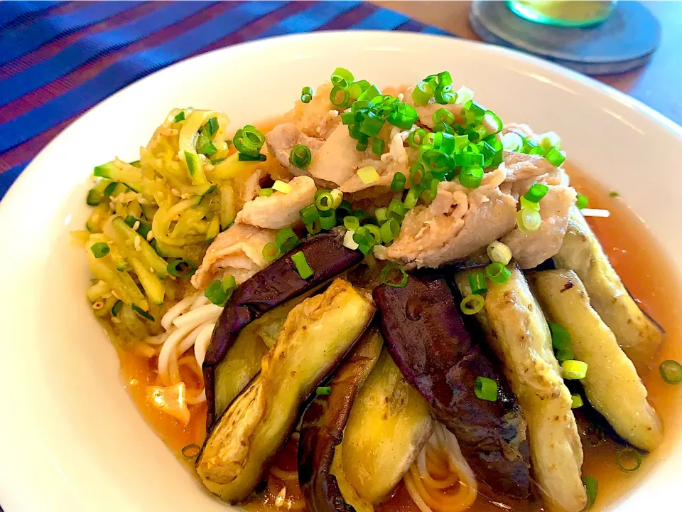 豚バラと茄子のサッパリひやむぎ🍆|＊yurika＊さん