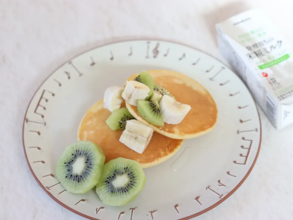 米糀ミルクで米粉のパンケーキ|えりママさん