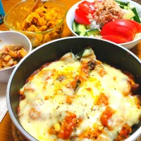 9/21の夕食
かぼちゃときのこのミートソースグラタン|卯月さん