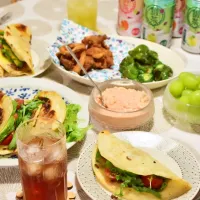 トルティーヤバーガー🍔|うにんぱすさん