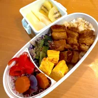 😋がんばる受験生弁当🍱|moyukitaさん