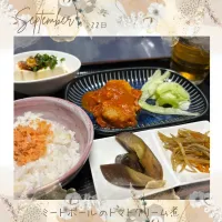 ミートボールのトマトクリーム煮|いのっちさん