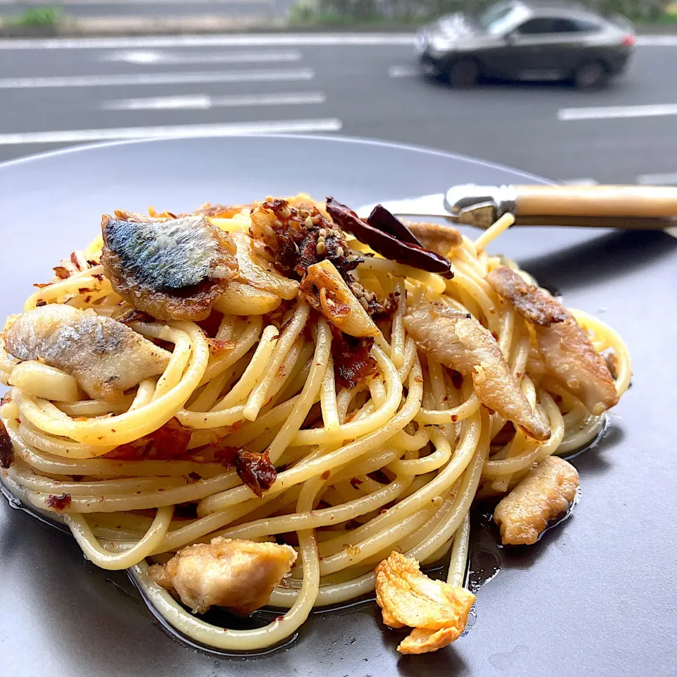今日のスパゲティ・アーリオ・オーリオ・ペペロンチーノ|Kさん