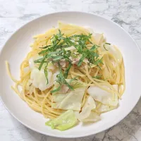 キャベツとツナの和風スパゲティ|あきねこさん