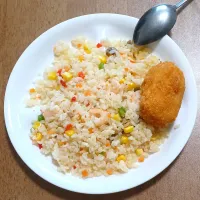 エビピラフとカニクリームコロッケ|ナナさん