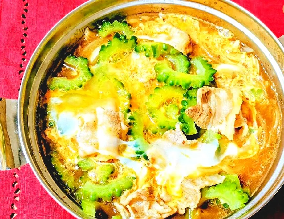 【鍋】ゴーヤの豚鍋👍柳川風|シュビラさん