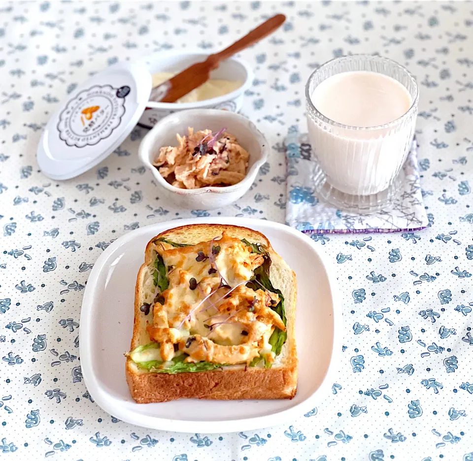 鶏ムネ明太マヨチーズトースト|＊Aloha＊さん