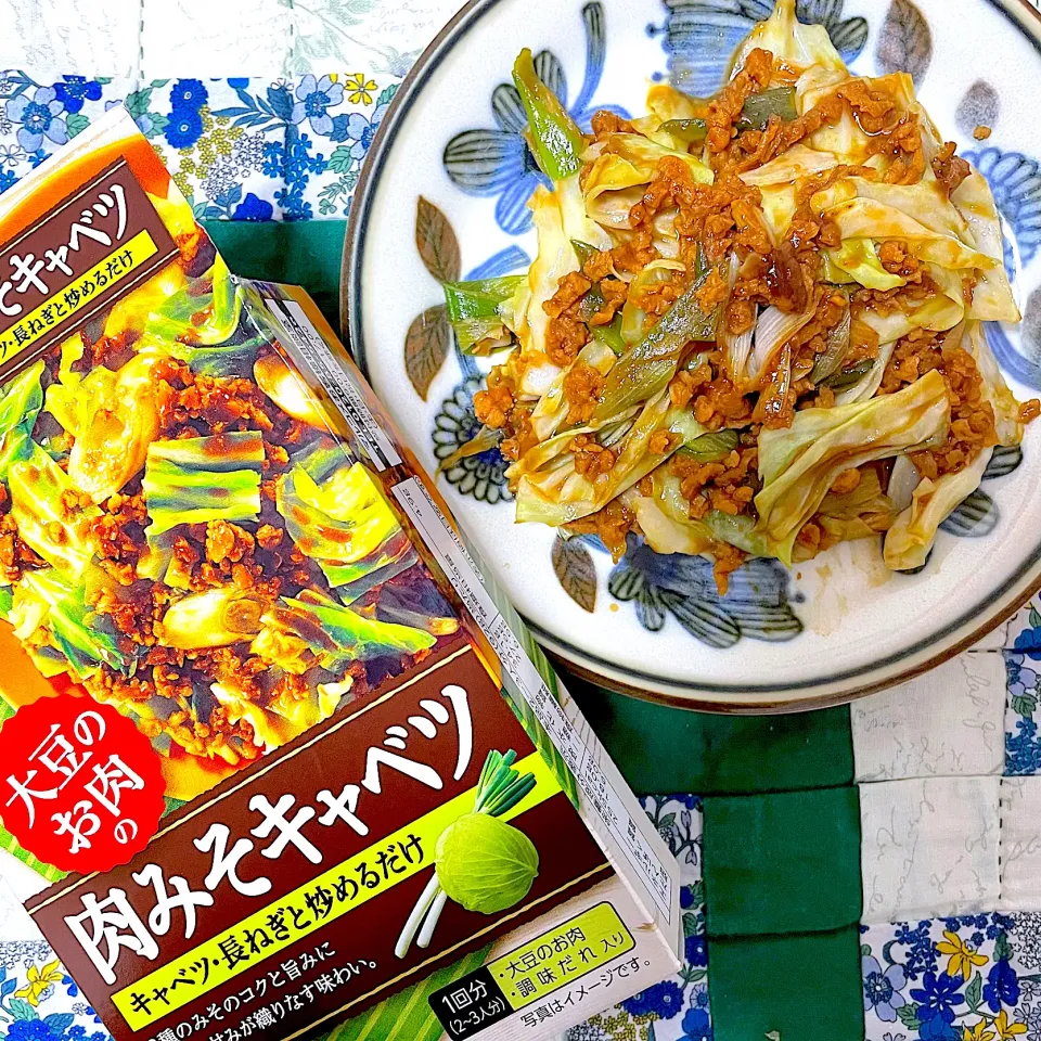 マルコメ 大豆お肉の肉味噌キャベツ|ゆさんさん