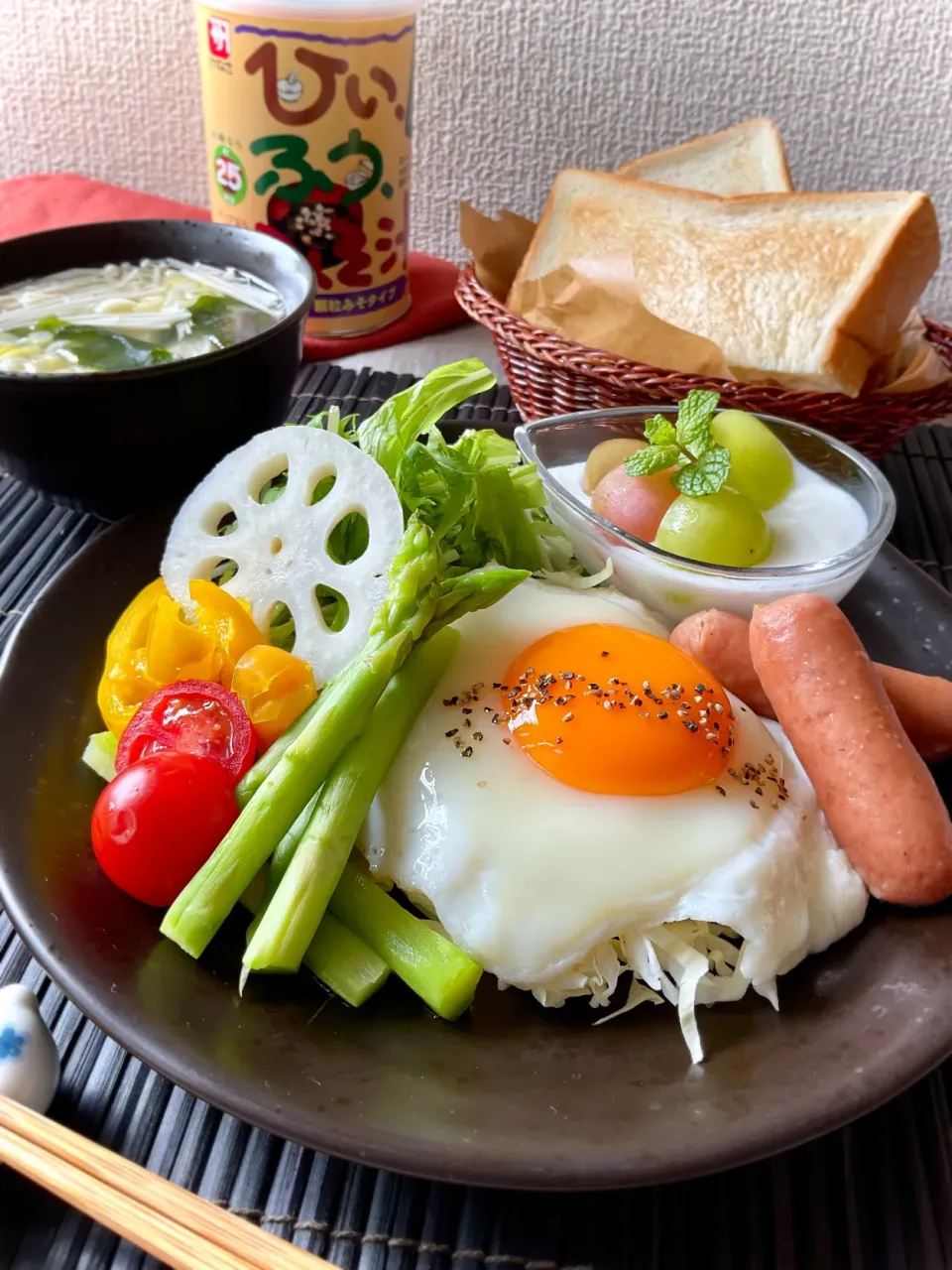 ひいふう味噌汁&食パンdeモーニング|スイーツポテトさん