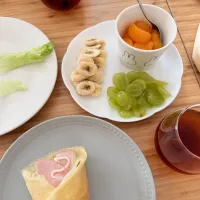 朝ごはんにクレープパーティー✨|Y🤍さん