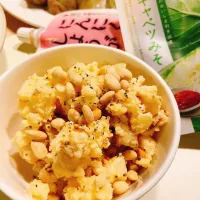 生塩糀みそポテサラじゃり豆トッピング|ももこさん