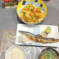 塩さんま　大豆のお肉 肉みそキャベツ|あつこさん