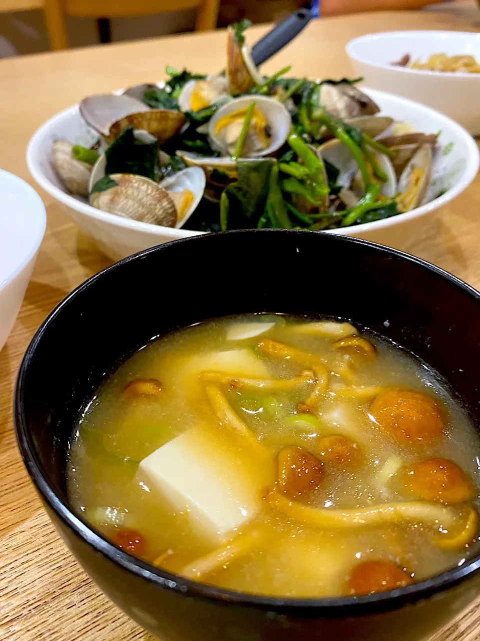 糀甘酒甘酒なめこ汁|しばざきまりさん