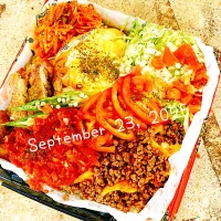 海でタコライスお弁当⸜(*˙꒳˙*)⸝