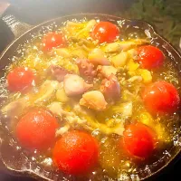 きのことタコの具沢山アヒージョ|a☆さん