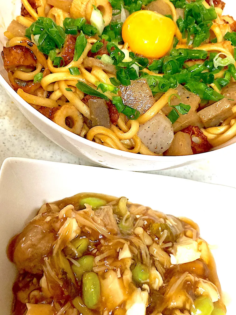 味噌焼きうどん、トロトロ煮|まみみさん