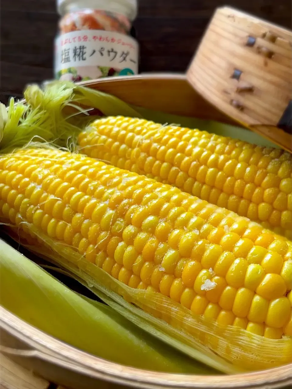 🌽とうもろこしのせいろ蒸し♨️|9421beruさん