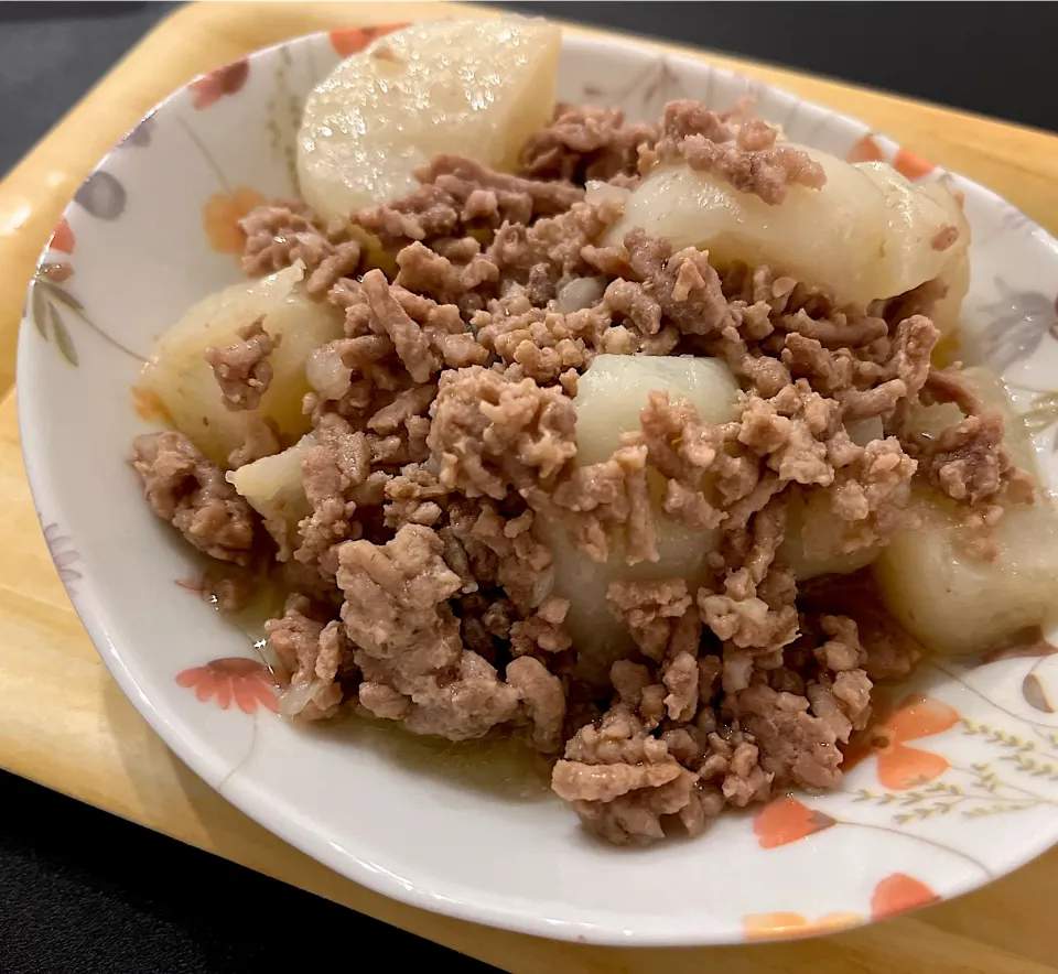 かぶとひき肉の中華煮|茶茶茶さん