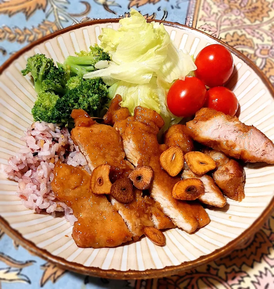 メープルシロップでトンテキ😋|きつねさん