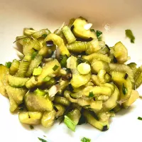 茄子の塩もみ|わかさん