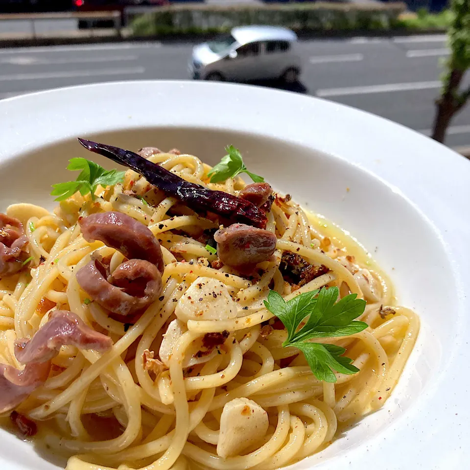 今日のスパゲティ・アーリオ・オーリオ・ペペロンチーノ|Kさん